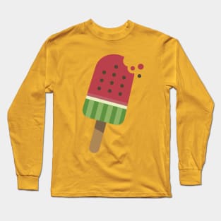 Watermelon Ice Pop Long Sleeve T-Shirt